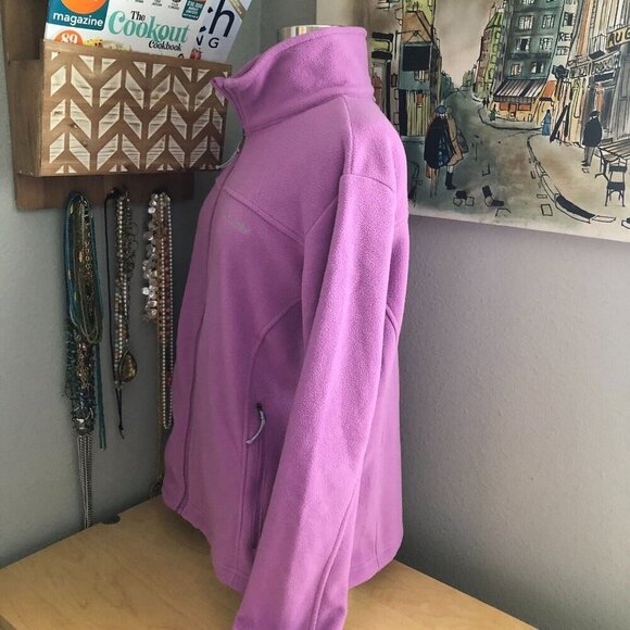 Columbia Interchange Benton Springs Fleece Zip Jacket - Lavender - Picture 5 of 10
